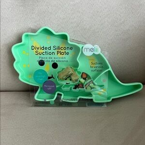 New Melli Green Dinosaur Suction Plate for Kids 🦖